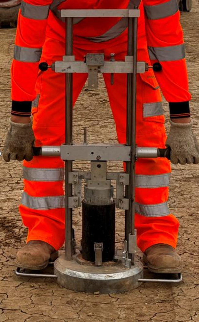 Testing and validation for road foundation stabilisation