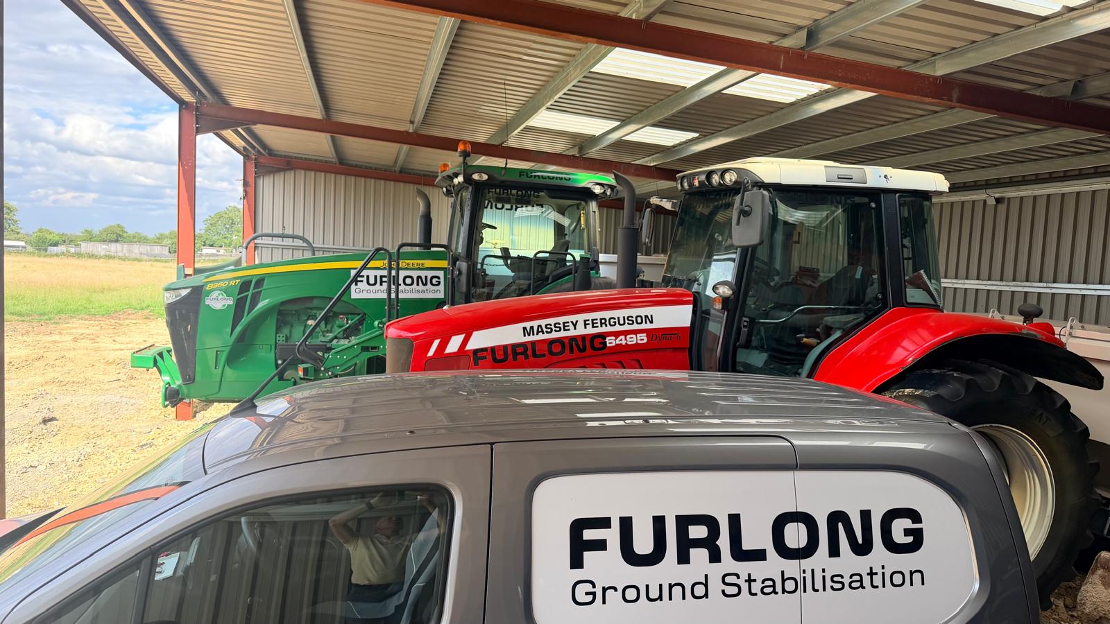 Furlong plant and support vehicle
