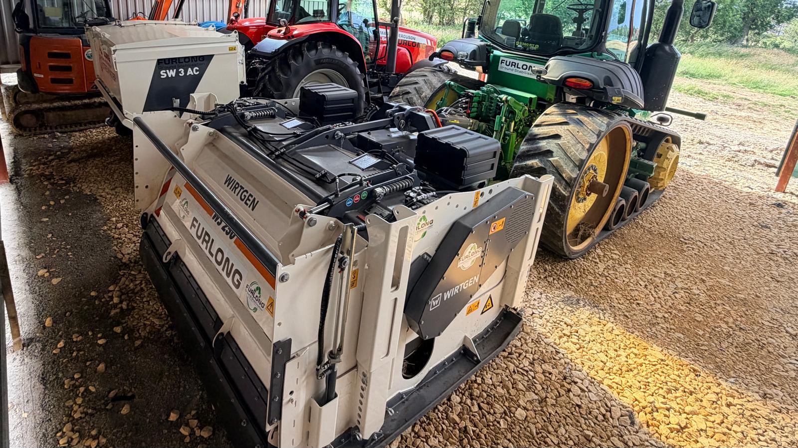 Wirtgen stabilisation mixer detail