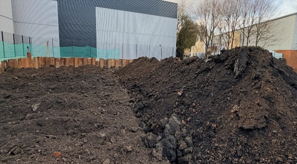 Site remediation and enabling works on a UK development site
